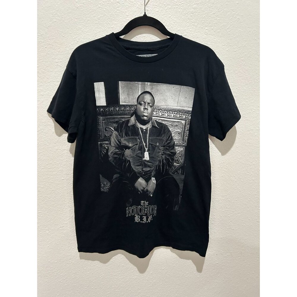 NEW Notorious B.I.G. Black & White Shirt, Size Small